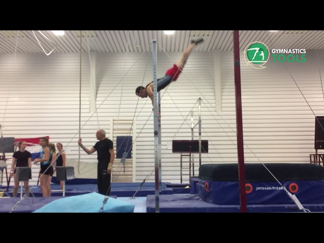 Hip Circle and Free Hip Circle Drills and Exercises Uneven Bars Gymnastics