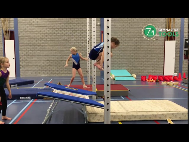 Squad On Jump To High Bar Drills & Excersises | Uneven Bars | Gymnastics