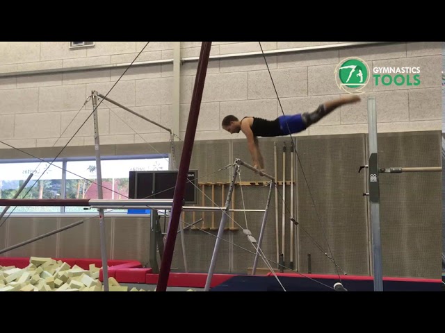 Toe Shoot - Toe Hecht Drills & Exercises | Uneven Bars | Gymnastics