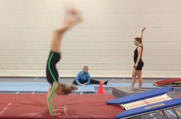 Back-handspring-gymnastics